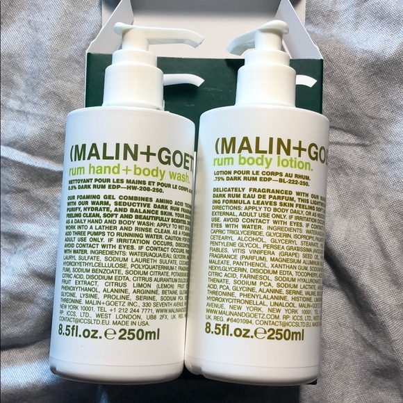 MALIN + GOETZ New Rum Hand Wash and Lotion Set - Picture 4 of 4